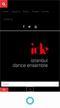 Mobile Screenshot of istanbuldanceensemble.com